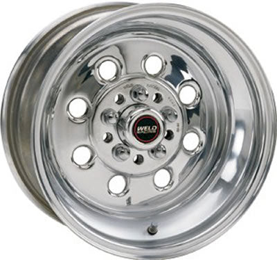 Weld Racing Draglite Polished Wheels 15 in. x 8 in., 5.50 in. Backspace