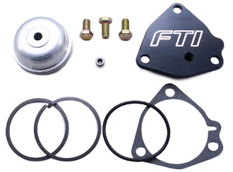 Powerglide Billet Dual Ring Servo Kit - Black | Chrome