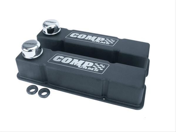 COMP Cams Black-Wrinkle Powdercoated Valve Covers 280