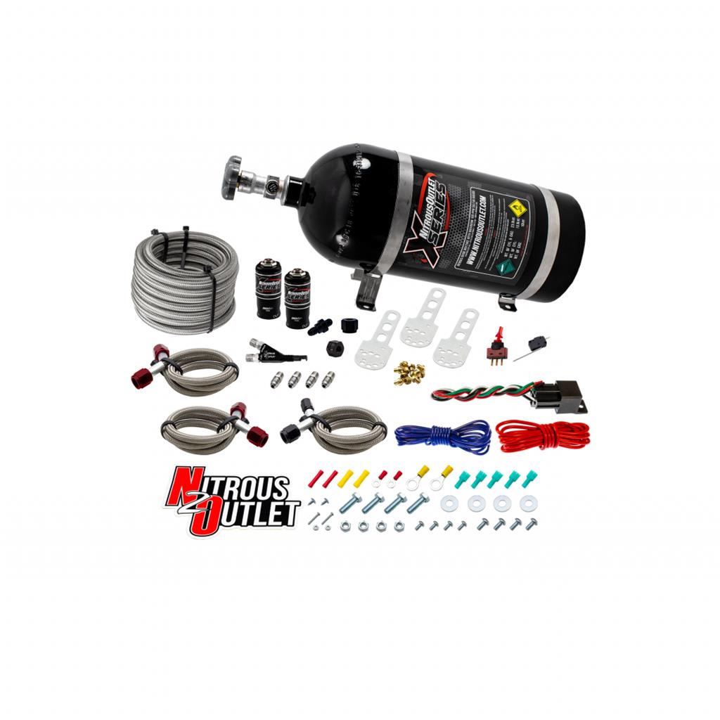 Nitrous Outlet X-Series Nitrous Oxide Systems 22-81000 (200hp)