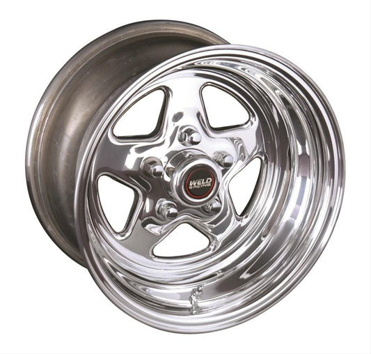 Weld Racing Prostar Polished Wheels 15 in. x 8 in., 5 x 4.75 in., 3.50 in. Backspace