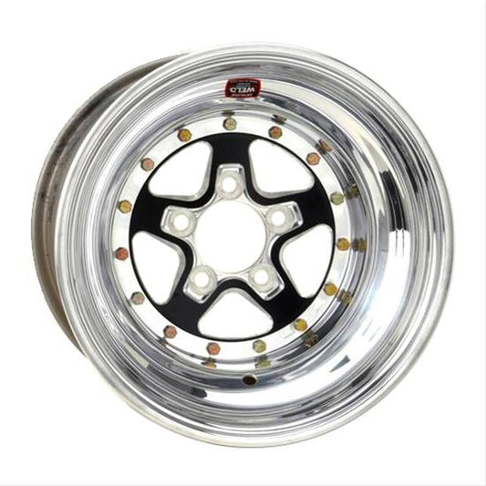 Weld Racing AlumaStar 2.0 Black Anodized Wheels  15 in. x 8.00 in.,,  5.00 in. Back Space