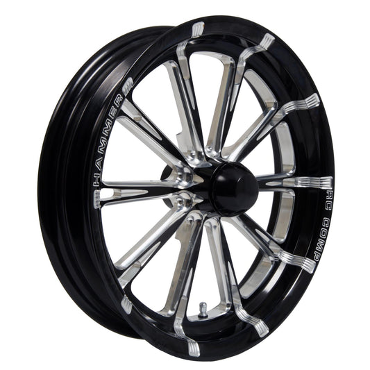 RC Components Hammer Eclipse Prism Gloss Black Wheels 15 x 3.50 in., 1.75 in. Back Space