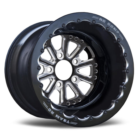 RC Components Hammer Eclipse Prism Gloss Black Wheels 15 in. x 8.00 in., 5.500 in. Back Space