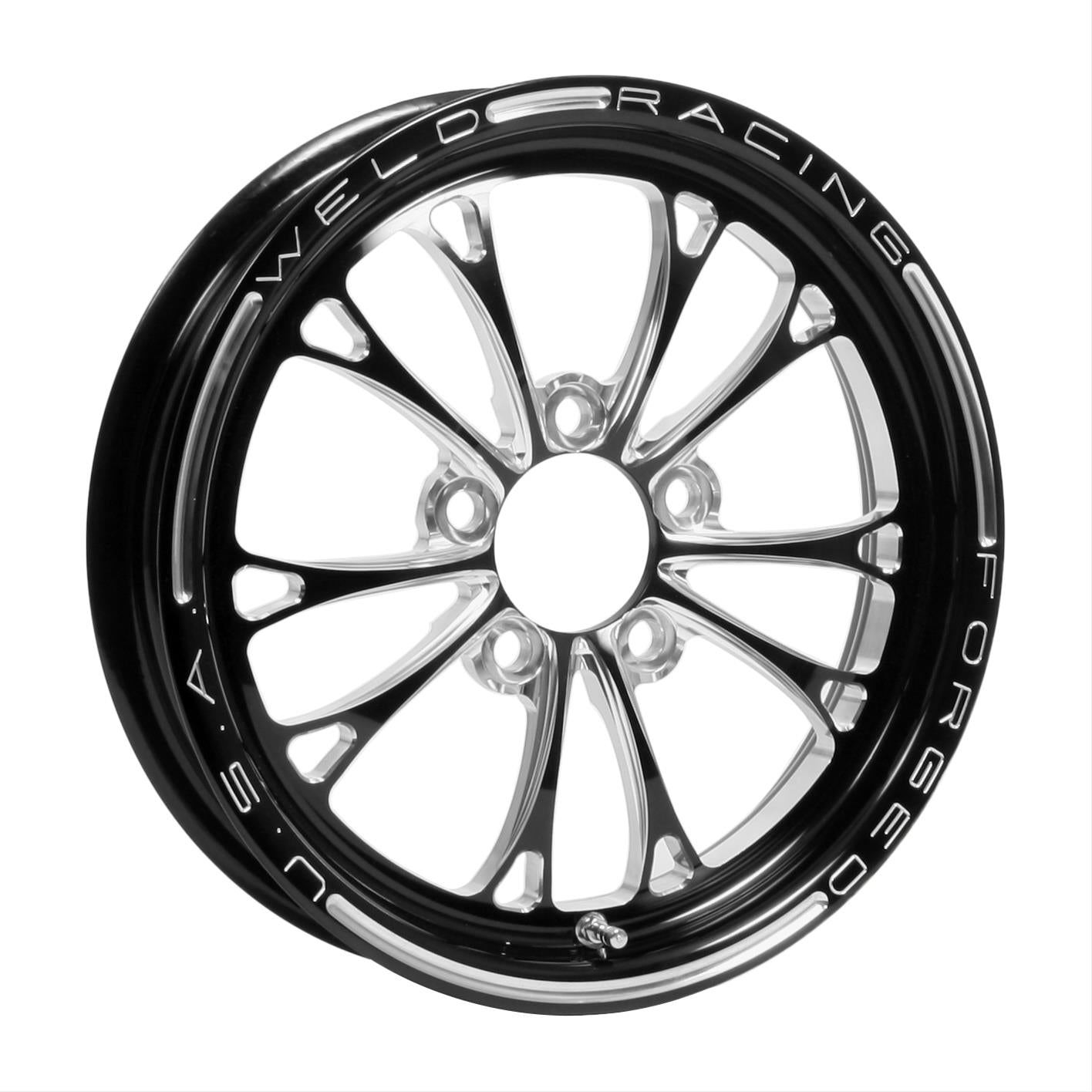 Weld Racing V-Series Black Anodized Wheels  15 in. x 3.5 in., 5 x 4.5 in., 2.25 in. Backspace