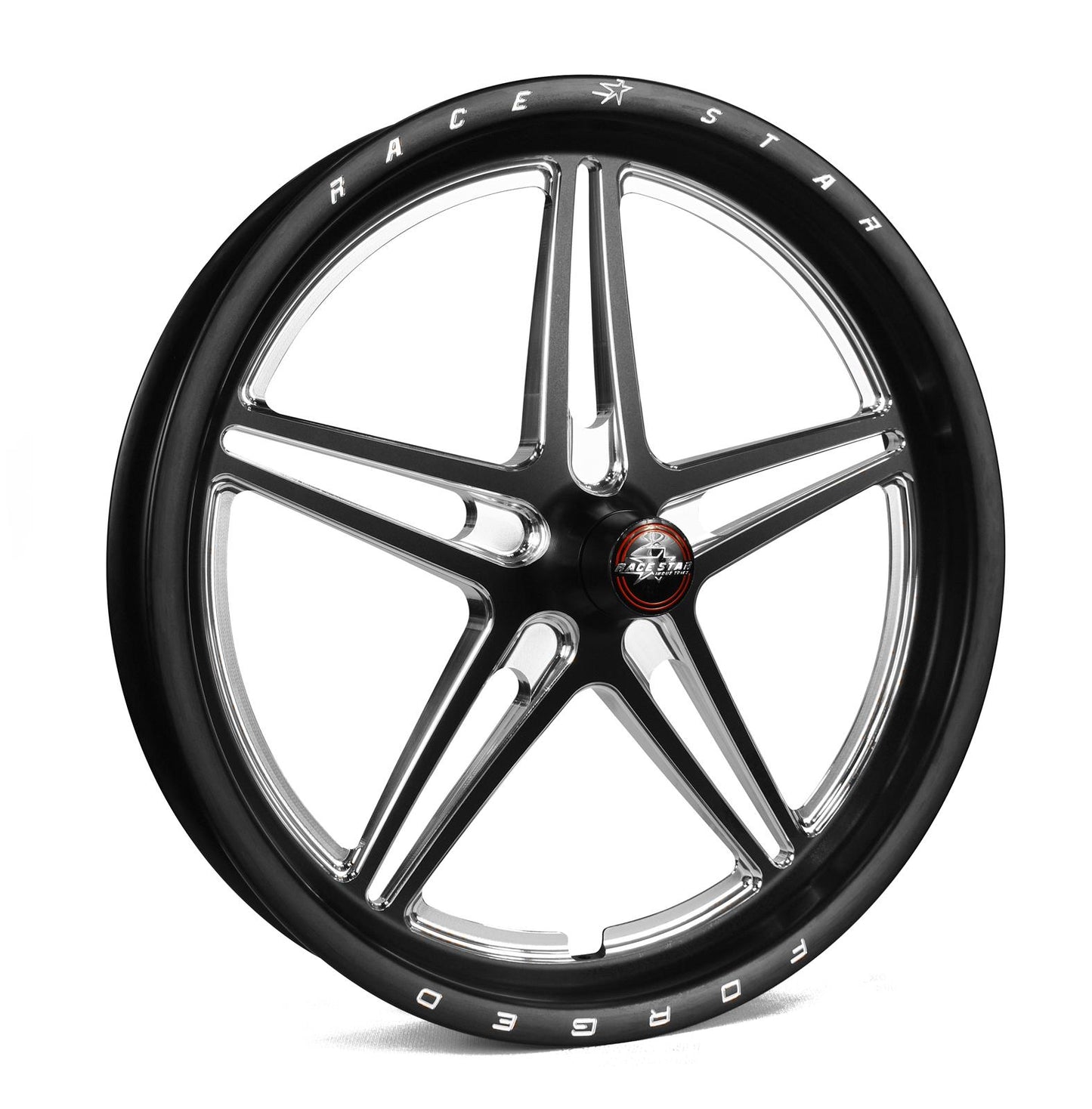 Race Star 63 Pro Forged Black Anodized Machined Wheels 15x3.50, 5x4.75 BC 2.25" BS