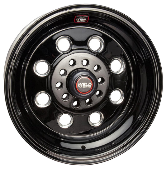 Weld Racing Draglite Black Painted Wheels 15 in. x 12 in., 3.50 in. Backspace