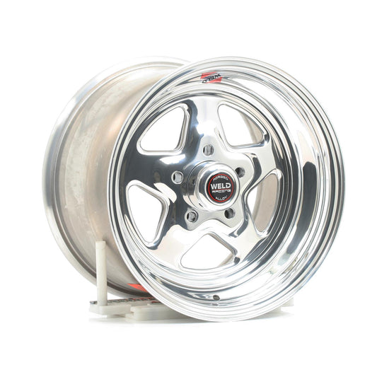 Weld Racing Prostar Polished Wheels 15 in. x 10 in., 6.50 in. Backspace