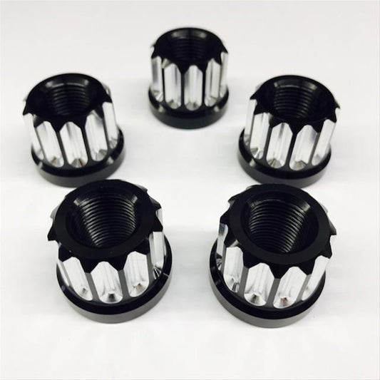 Collector Tethers Billet 12-Point Lug Nuts  5/8-18