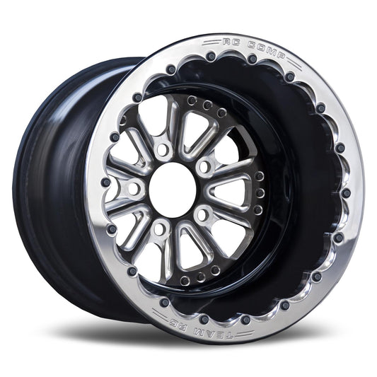 RC Components Hammer Eclipse Gloss Black Wheels 15 in. x 9.00 in.,  4.000 in. Back Space