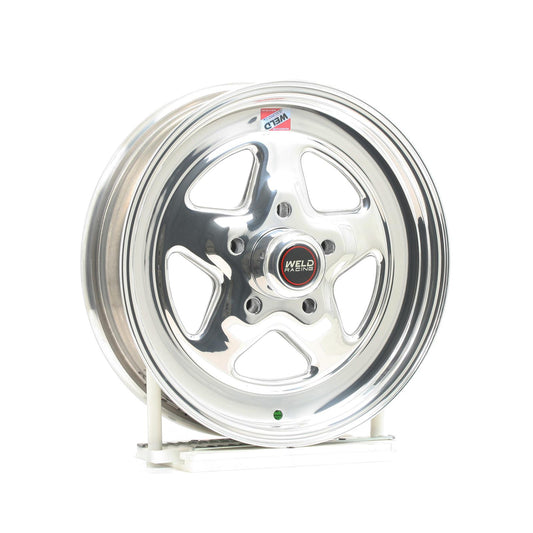 Weld Racing Prostar Polished Wheels 15 in. x 4 in., 5 x 4.75 in., 2.50 in. Backspace