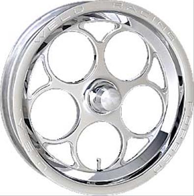 Weld Racing Magnum Drag 2.0 Polished Wheels 15 in. x 4.0 in., 1.75 in. Backspace